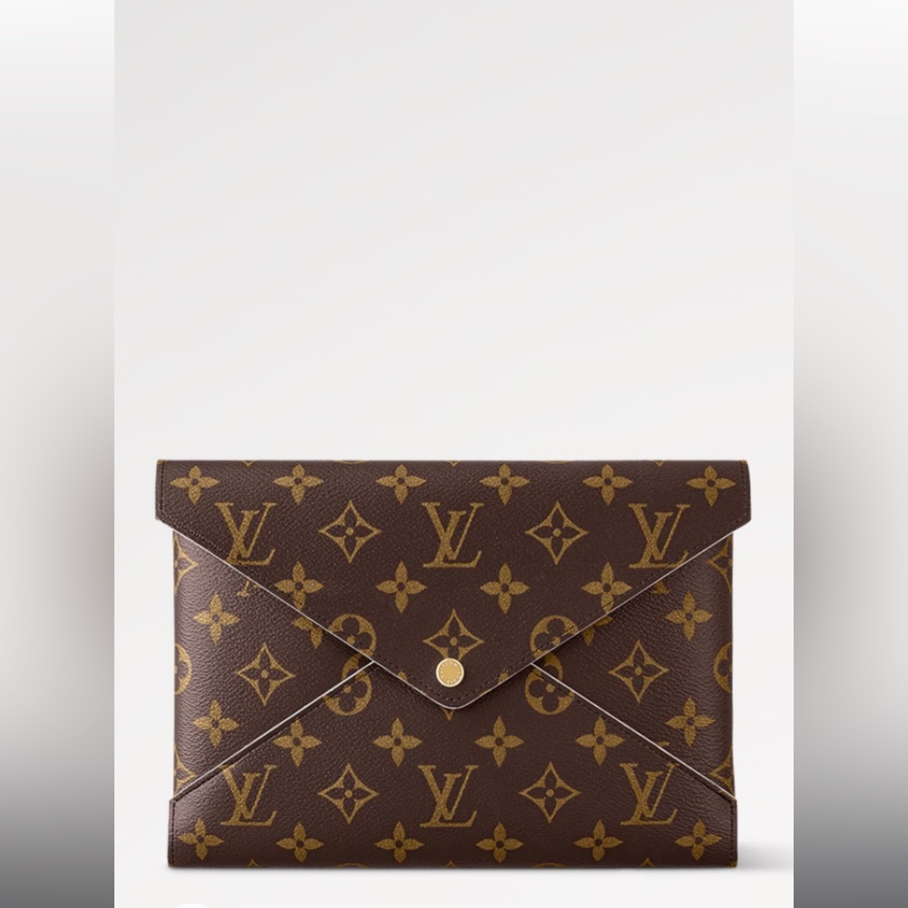 Louis Vuitton Brown Monogram Envelope Clutch